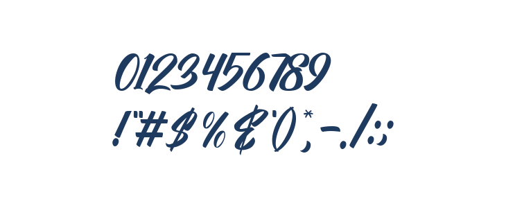 Vervelle Script Other Characters