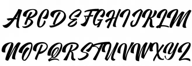 Vervelle Script Schriftart Groß