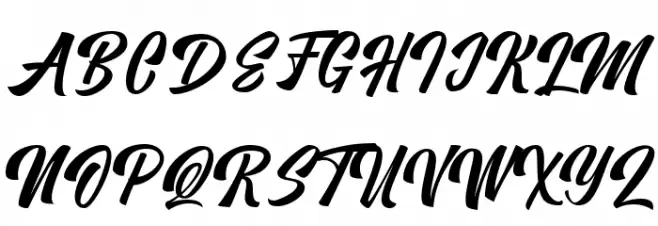 Vervelle Script Fonte MAIÚSCULAS