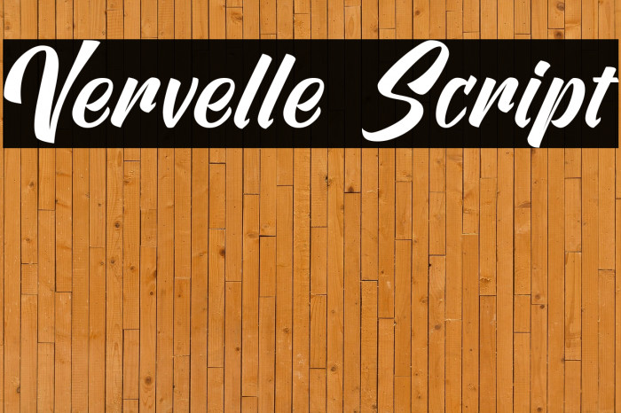 Vervelle Script Example 2