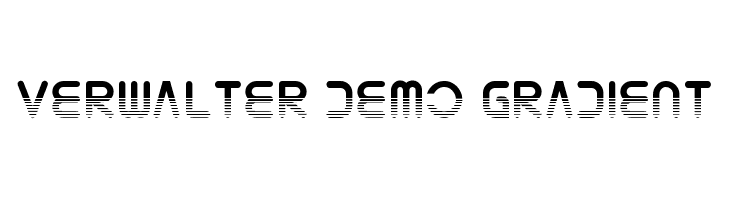 Verwalter Demo Gradient  免费字体下载