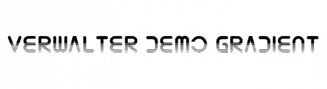 Verwalter Demo Gradient  Frei Schriftart Herunterladen