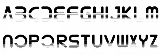 Verwalter Demo Gradient Шрифта ДРУГИЕ символов