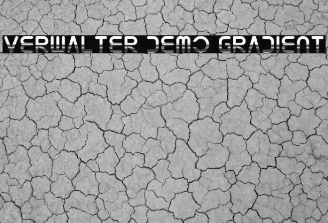 Verwalter Demo Gradient Font examples
