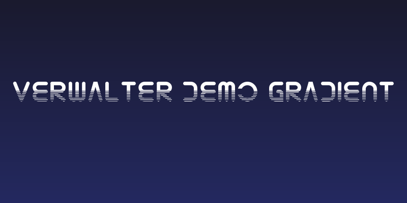 Verwalter Demo Gradient Social Header