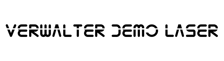 Verwalter Demo Laser  Free Fonts Download