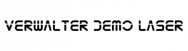 Verwalter Demo Laser  تنزيل الخطوط
