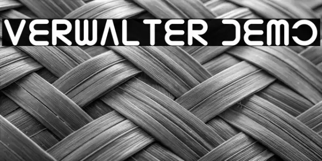 Verwalter Demo Шрифта examples