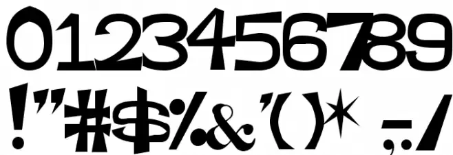 Very Assy Font OTHER CHARS