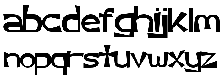 Very Assy Font LOWERCASE