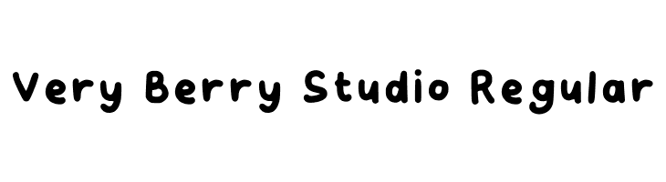 Very Berry Studio Regular  नि: शुल्क फ़ॉन्ट्स डाउनलोड