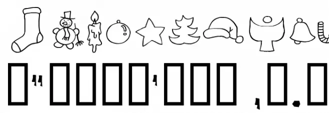 Very Christmess Font OTHER CHARS