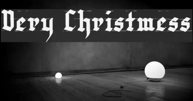 Very Christmess Font examples
