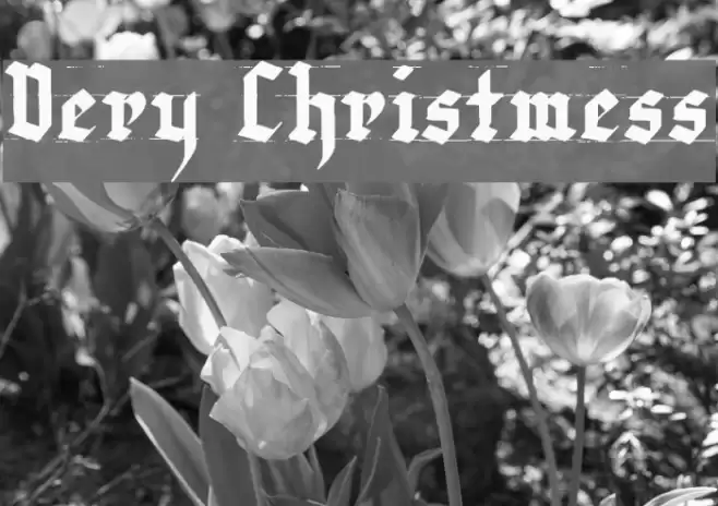 Very Christmess Font examples