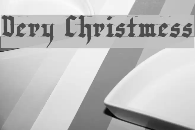 Very Christmess Font examples