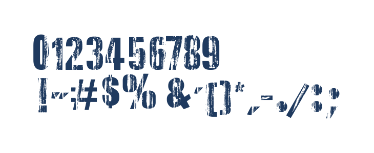 Very Damaged Bold Other Characters