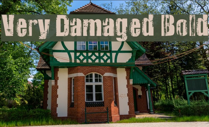 Very Damaged Bold Example 1