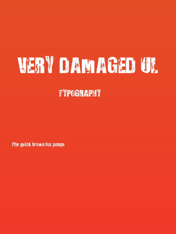 Very Damaged UL Poster