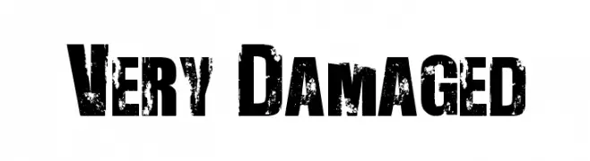 Very Damaged  フリーフォントのダウンロード
