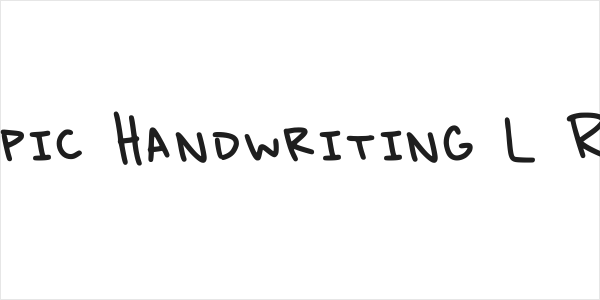 Very Epic Handwriting L Regular Logo