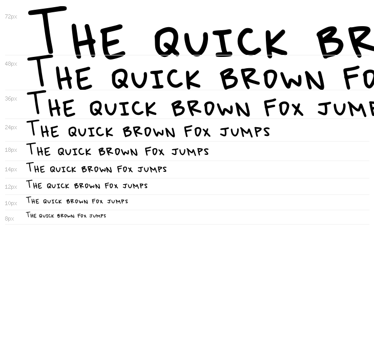 Very Epic Handwriting L Regular Waterfall