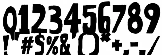 Very Popular Font OTHER CHARS