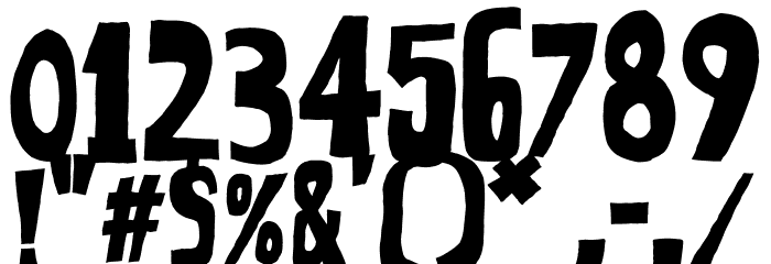 Very Popular Font OTHER CHARS