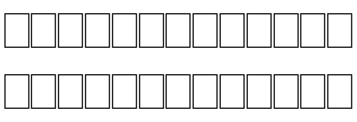 Very Popular Font LOWERCASE