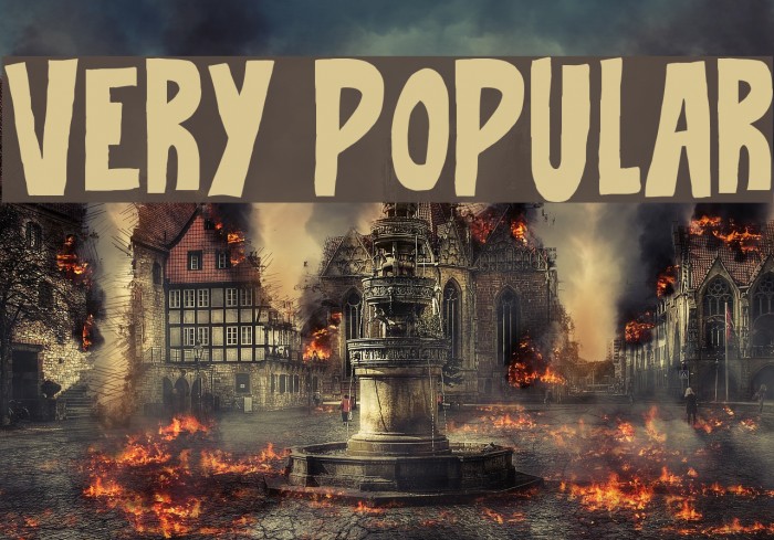 Very Popular Font examples