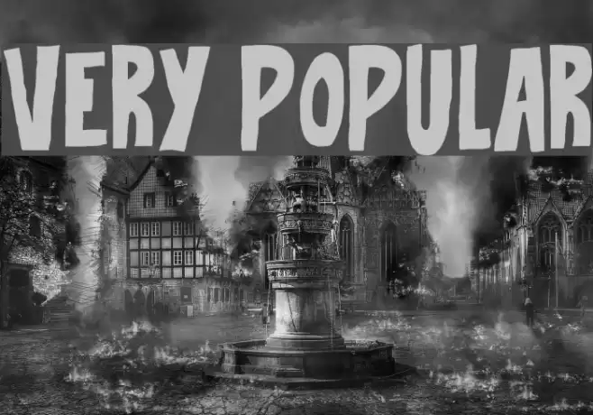 Very Popular Font examples