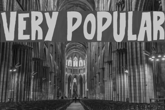 Very Popular Font examples