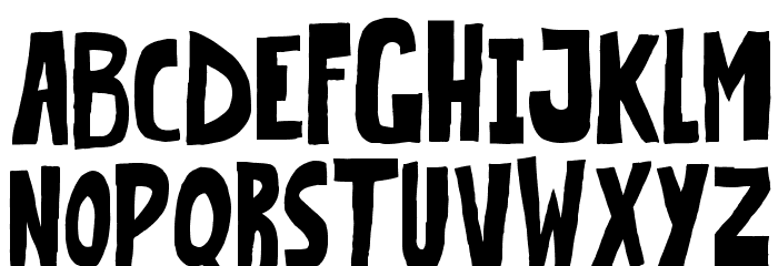 Very Popular Font LOWERCASE