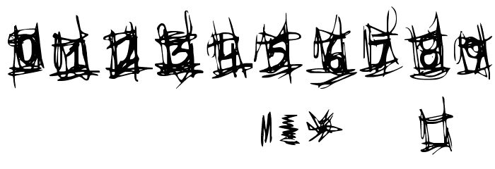 Very Short Fuse Font OTHER CHARS