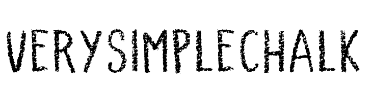 Very Simple Chalk  les polices de caractères gratuit tlcharger
