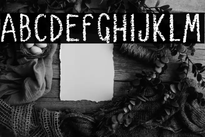 Very Simple Chalk Font examples