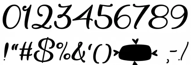 Very You Regular Font OTHER CHARS