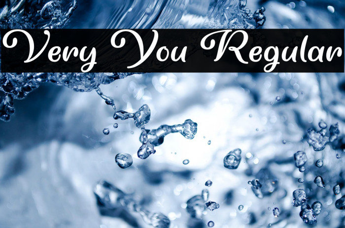 Very You Regular Example 3