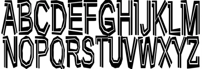 Very bad posture Schriftart Groß