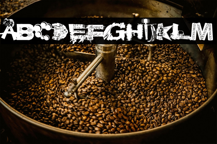 Very very punk font Example 1