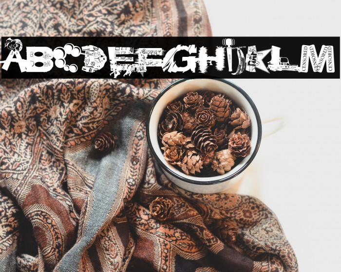 Very very punk font Example 3