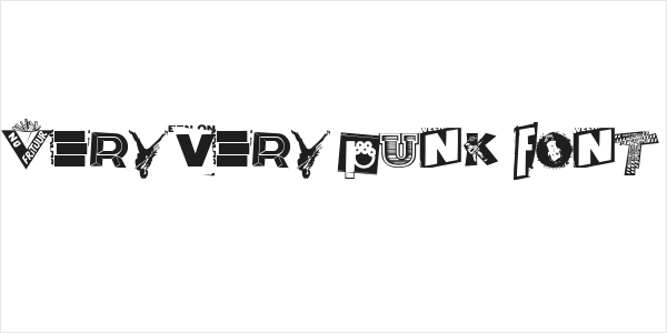 Very very punk font Logo