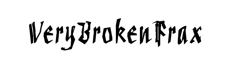 VeryBrokenFrax  baixar fontes gratis