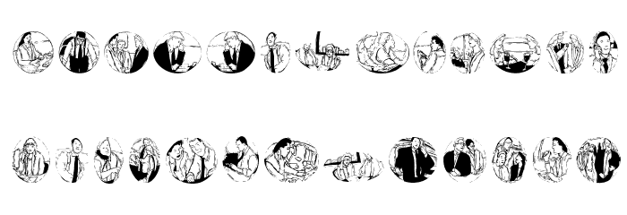 VeryBusy Font LOWERCASE