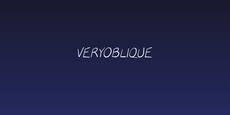 VeryOblique Social Header