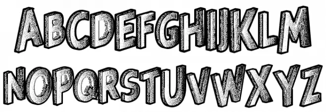 VeryRich Schriftart Groß