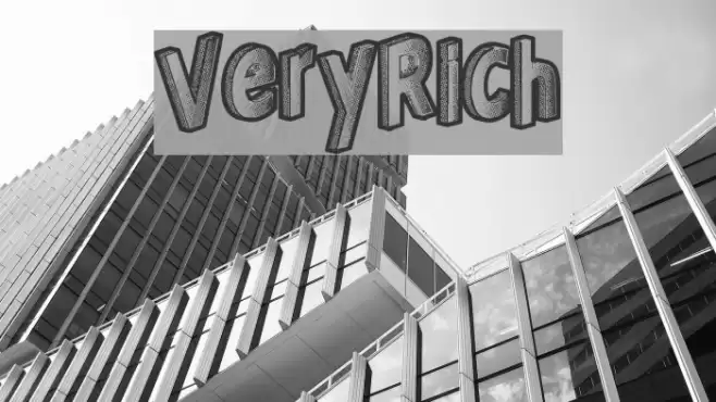 VeryRich Font examples