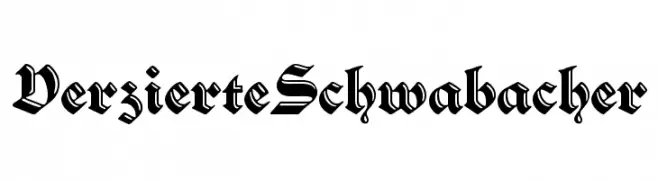 VerzierteSchwabacher  font caratteri gratis