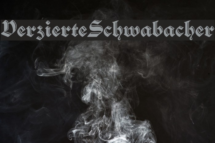 VerzierteSchwabacher Font examples