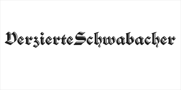 VerzierteSchwabacher Logo