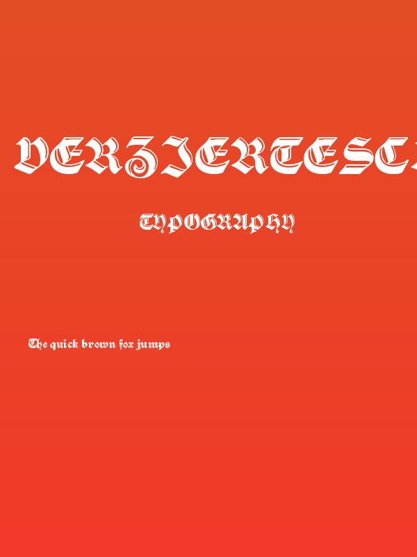 VerzierteSchwabacher Poster